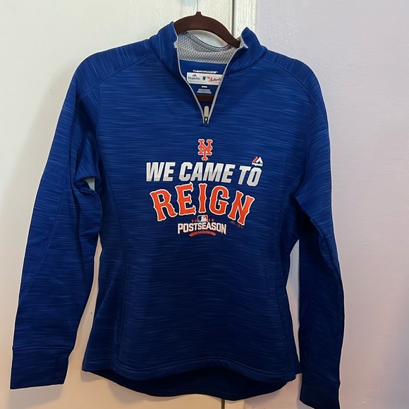 NEW YORK METS QUARTERZIP - Picture 1 of 5